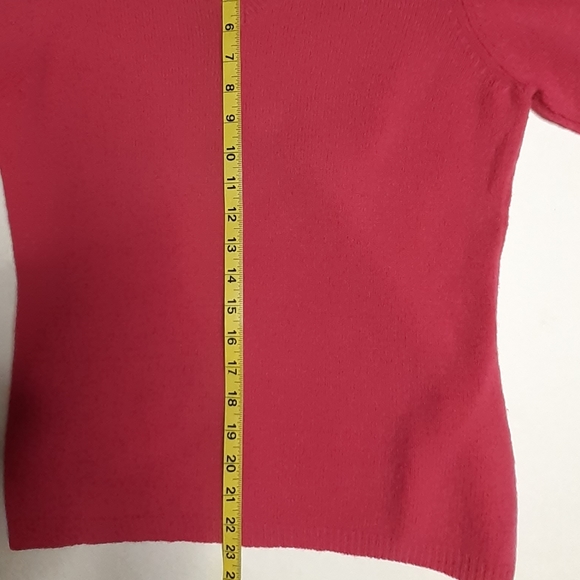 Gap sweater. 100% Lambs wool. Crimson - Picture 4 of 7